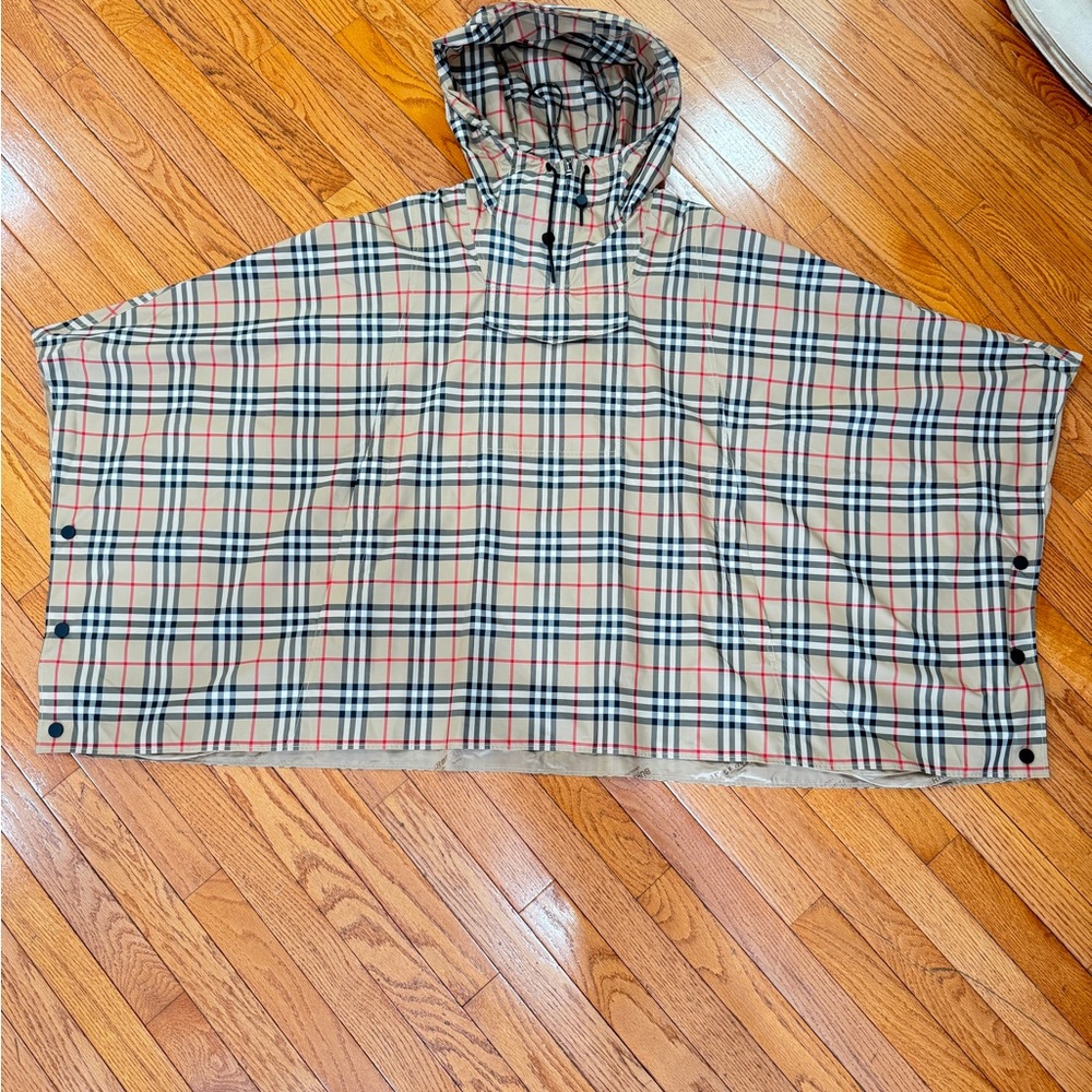 Burberry Check Rain Poncho NEW